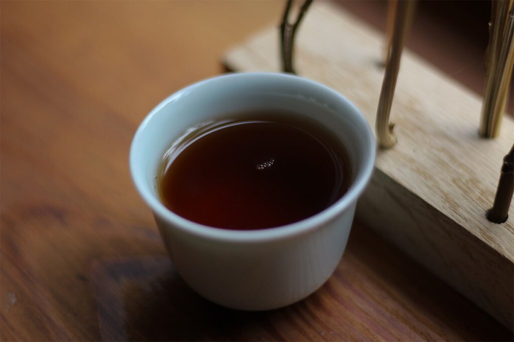 2010 Zhong Cha Duoteli Liu Bao Lao Tea Shop Tea Adventures