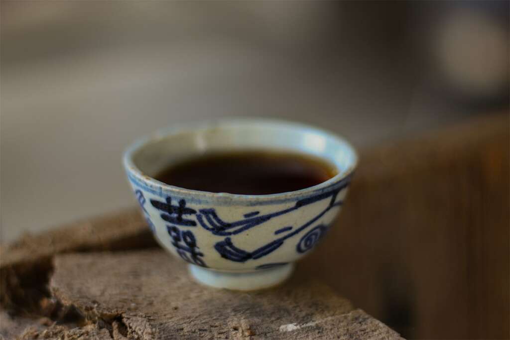 Liu Bao in Antique Qing teacup Tea Adventures