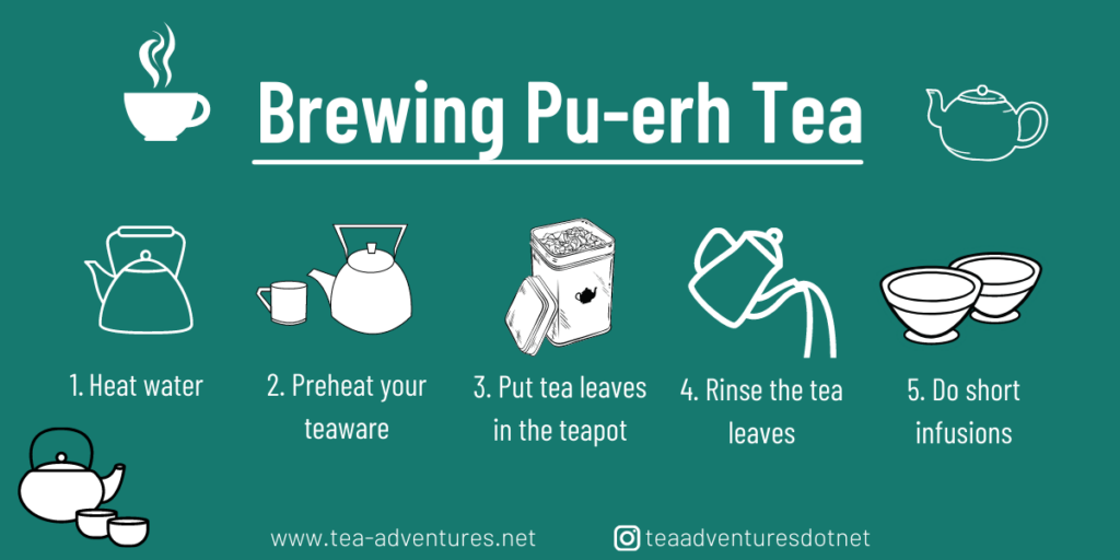 Brewing pu-erh tea Tea Adventures
